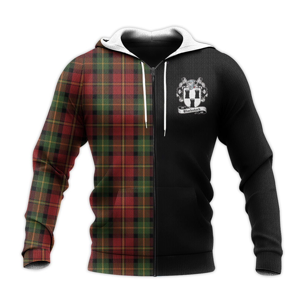 Printivon Blackstock Red Dress Tartan Personalize Half Hoodie