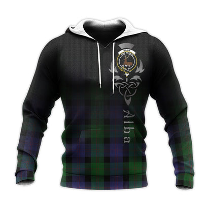 Printivon Blair Tartan Crest Alba Celtic Hoodie