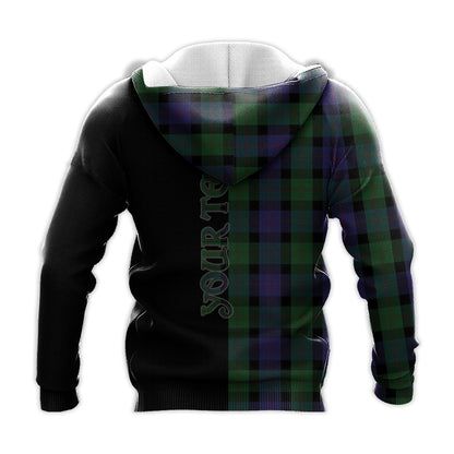 Printivon Blair Tartan Personalize Half Hoodie