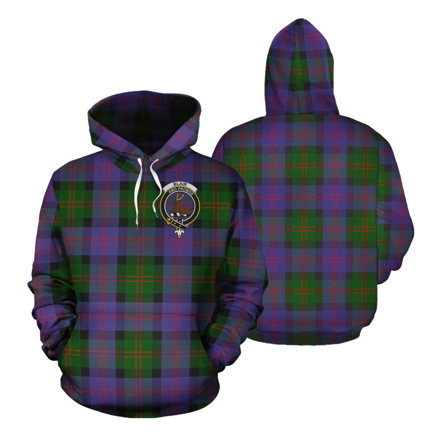Printivon Blair Modern Tartan Hoodie
