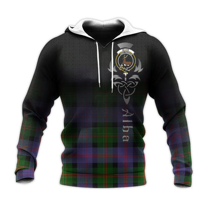 Printivon Blair Modern Tartan Crest Alba Celtic Hoodie