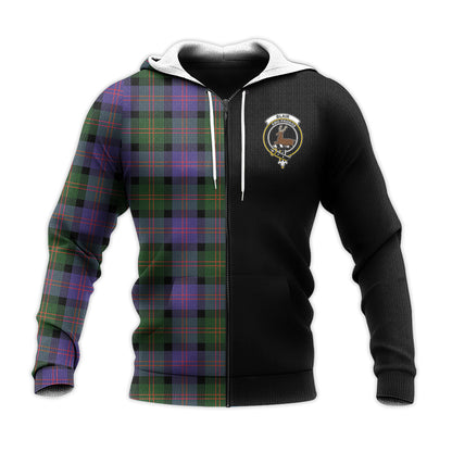 Printivon Blair Modern Tartan Personalize Half Hoodie