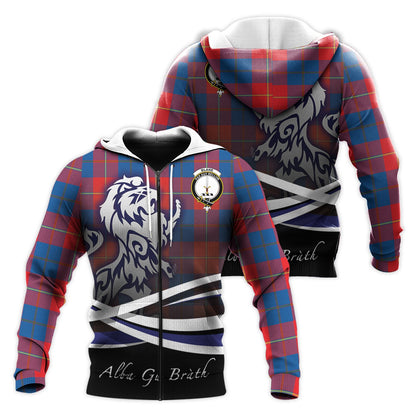 Printivon Blane Tartan Scottish Lion Hoodie
