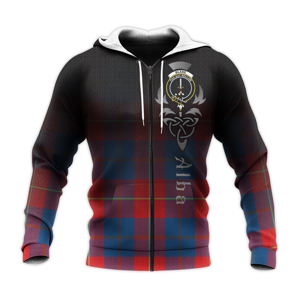 Printivon Blane Tartan Crest Alba Celtic Hoodie