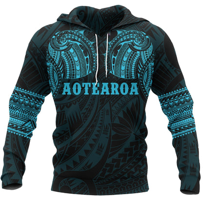 Maori Hoodie, New Zealand Tattoo All Over Print Hoodie