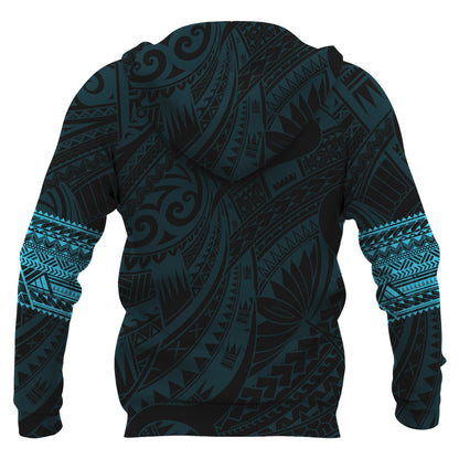 Maori Hoodie, New Zealand Tattoo All Over Print Hoodie