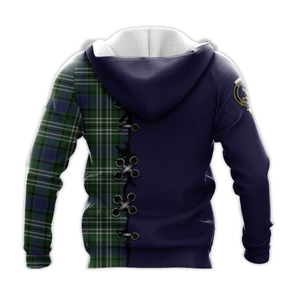 Printivon Blyth Tartan Hoodie Lion Rampant And Celtic Thistle Style