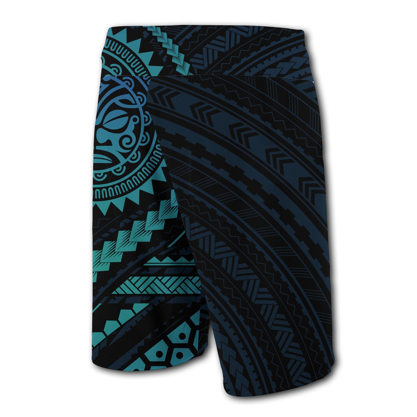 Hawaii Polynesian - Board Shorts - Blue - Haka Style