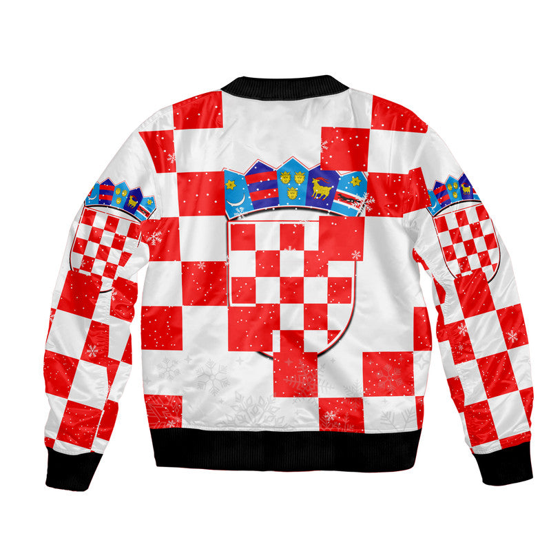 Croatia Christmas Santa Claus Dabbing Bomber Jacket Replica Football Jersey