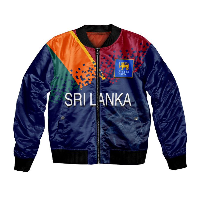 (Custom Personalised And Number) Sri Lanka Cricket Jersey Bomber Jacket