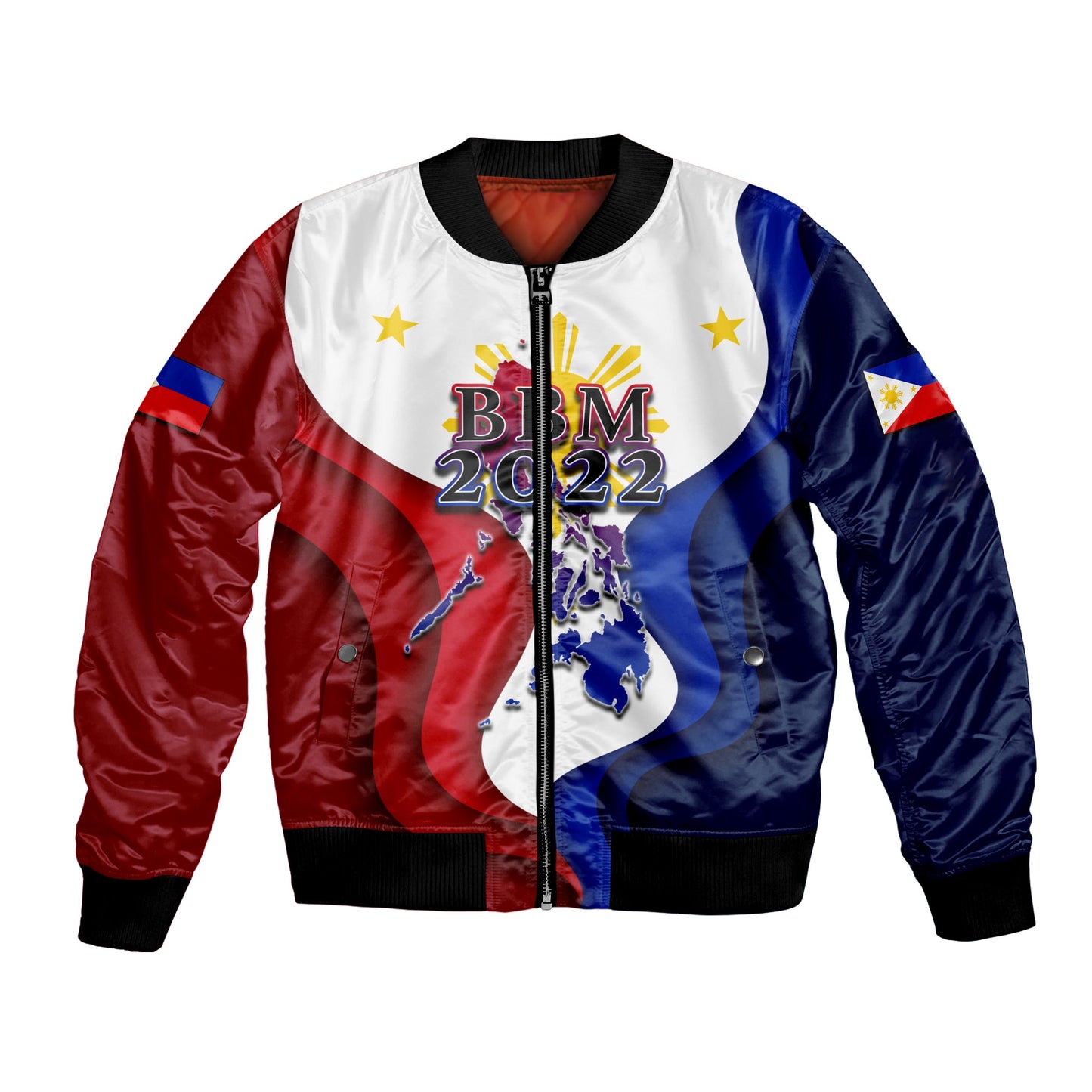 Philippines Bomber Jacket BBM 2022 Flag Style