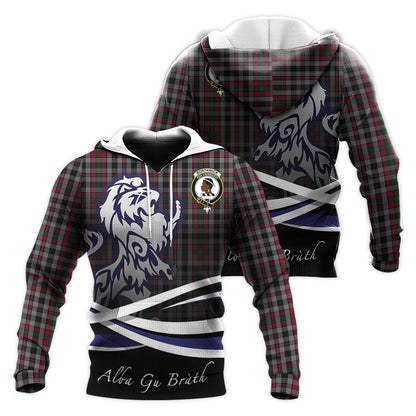 Printivon Borthwick Tartan Scottish Lion Hoodie