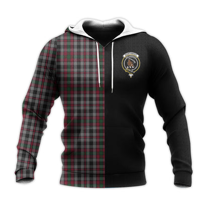 Printivon Borthwick Tartan Personalize Half Hoodie