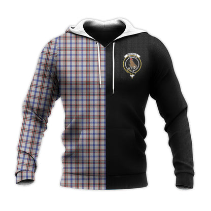 Printivon Boswell Tartan Personalize Half Hoodie