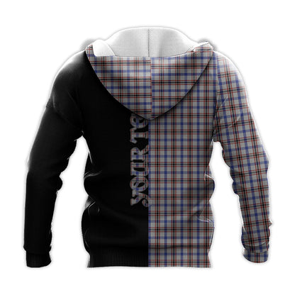 Printivon Boswell Tartan Personalize Half Hoodie