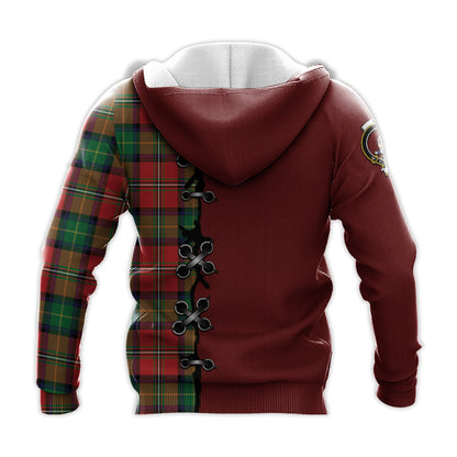 Printivon Boyd Modern Tartan Hoodie Lion Rampant And Celtic Thistle Style