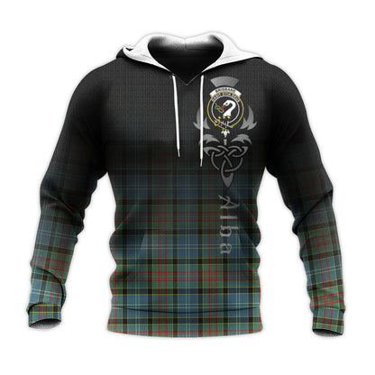 Printivon Brisbane Modern Tartan Crest Alba Celtic Hoodie