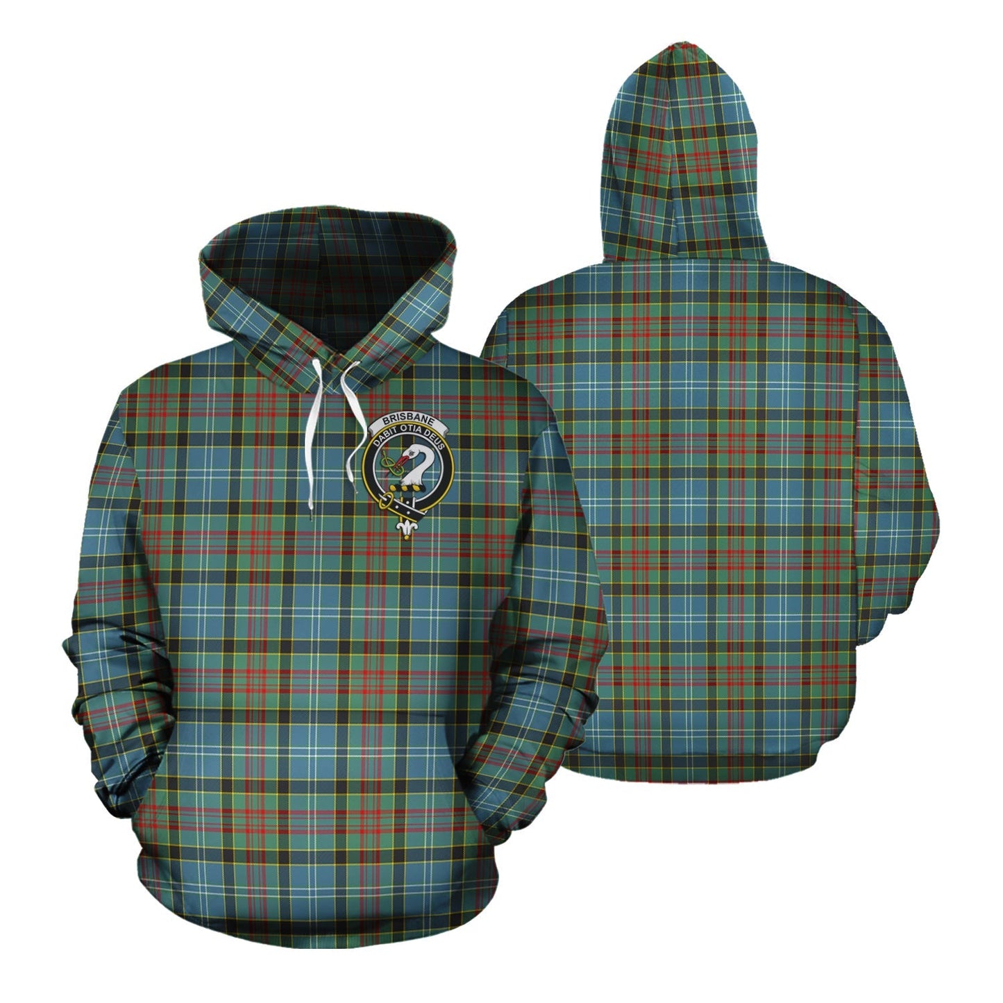 Printivon Brisbane Modern Tartan Hoodie