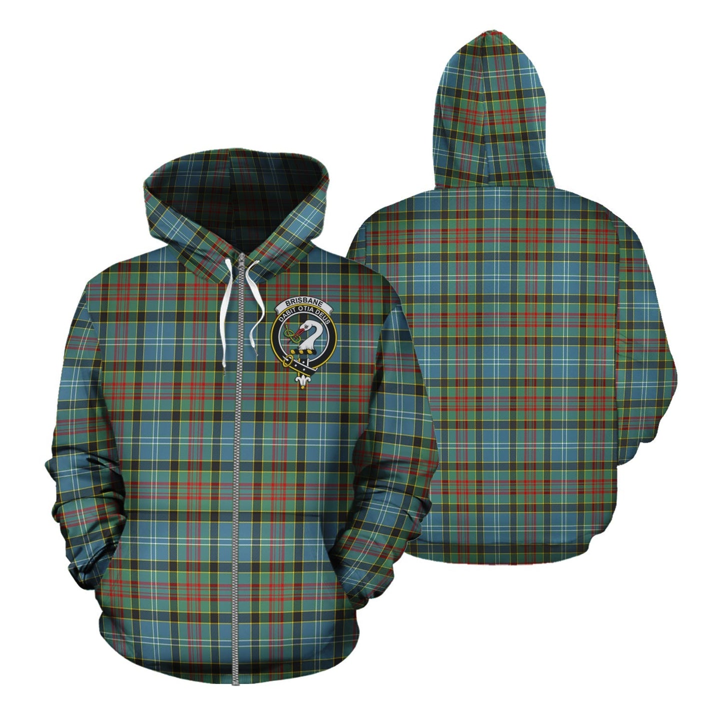 Printivon Brisbane Modern Tartan Hoodie