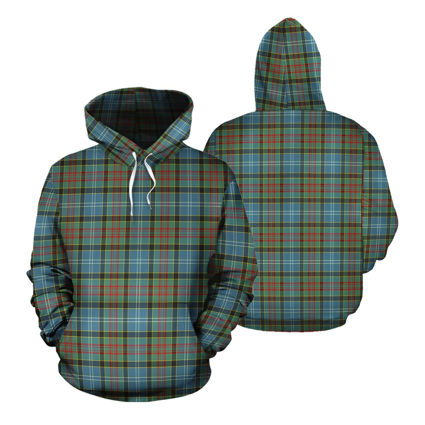 Printivon Brisbane Modern Tartan Hoodie