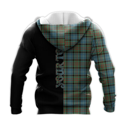 Printivon Brisbane Modern Tartan Personalize Half Hoodie