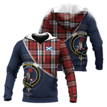 Printivon Brodie Dress Tartan Scottish Crest Hoodie