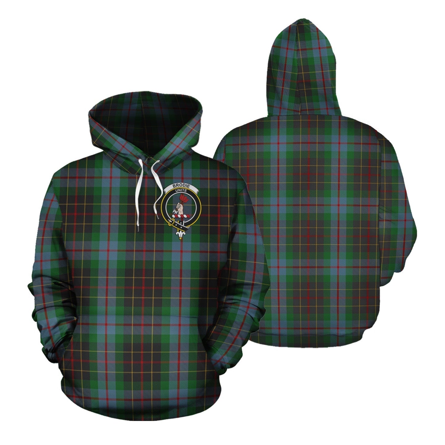 Printivon Brodie Hunting Tartan Hoodie