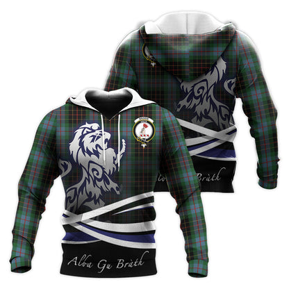 Printivon Brodie Hunting Tartan Scottish Lion Hoodie