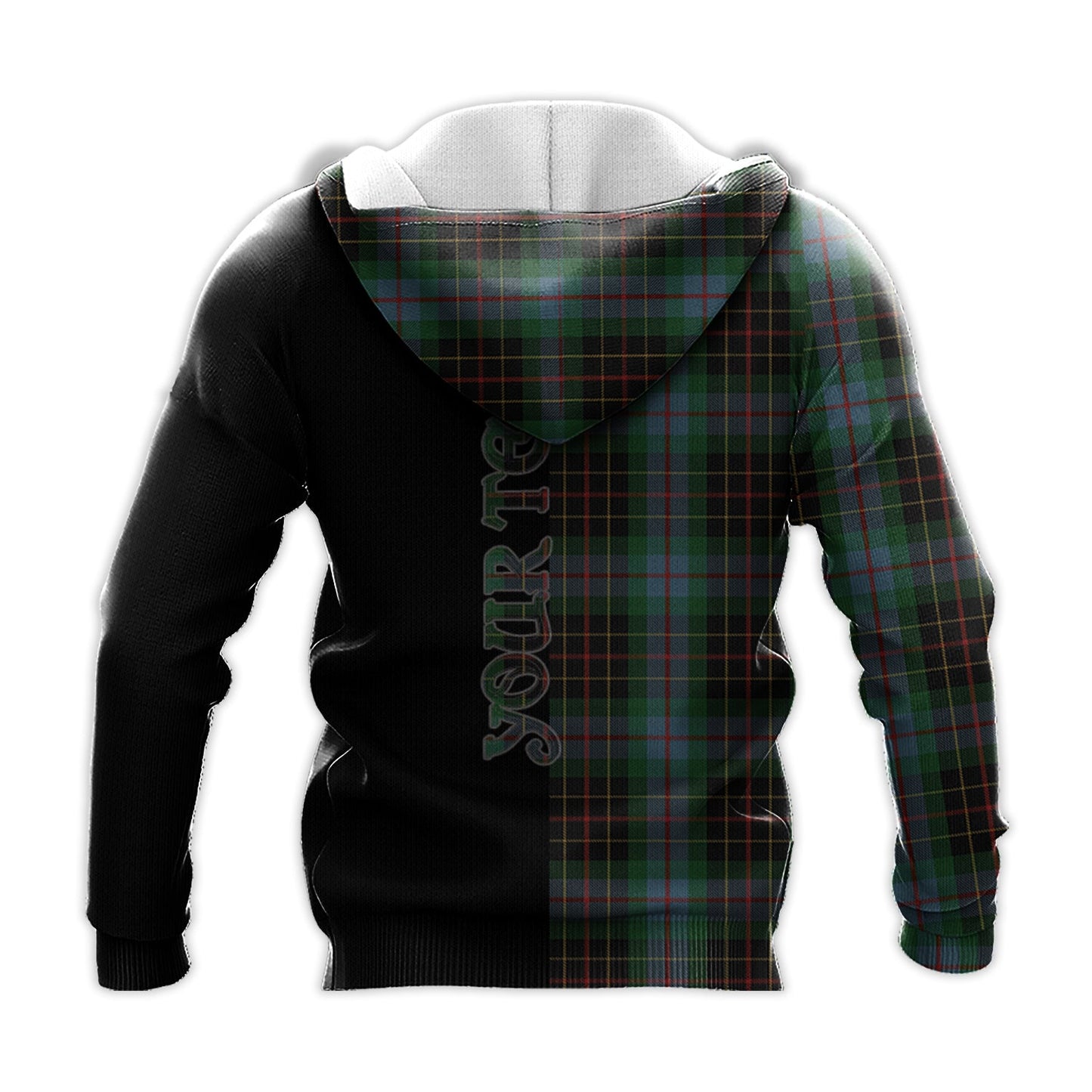 Printivon Brodie Hunting Tartan Personalize Half Hoodie
