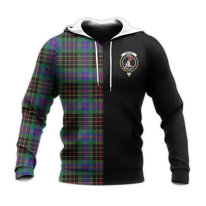 Printivon Brodie Hunting Modern Tartan Personalize Half Hoodie