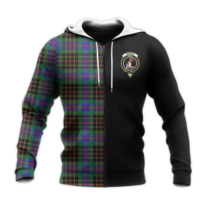 Printivon Brodie Hunting Modern Tartan Personalize Half Hoodie