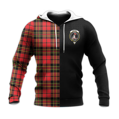 Printivon Brodie Modern Tartan Personalize Half Hoodie