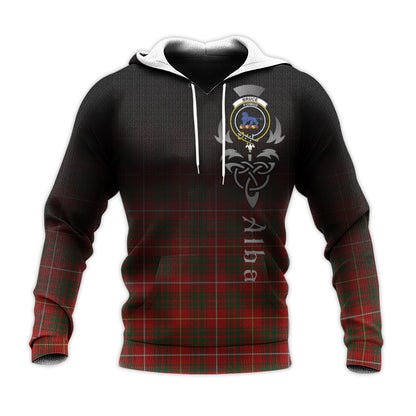 Printivon Bruce Tartan Crest Alba Celtic Hoodie