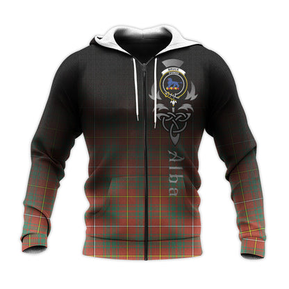 Printivon Bruce Ancient Tartan Crest Alba Celtic Hoodie