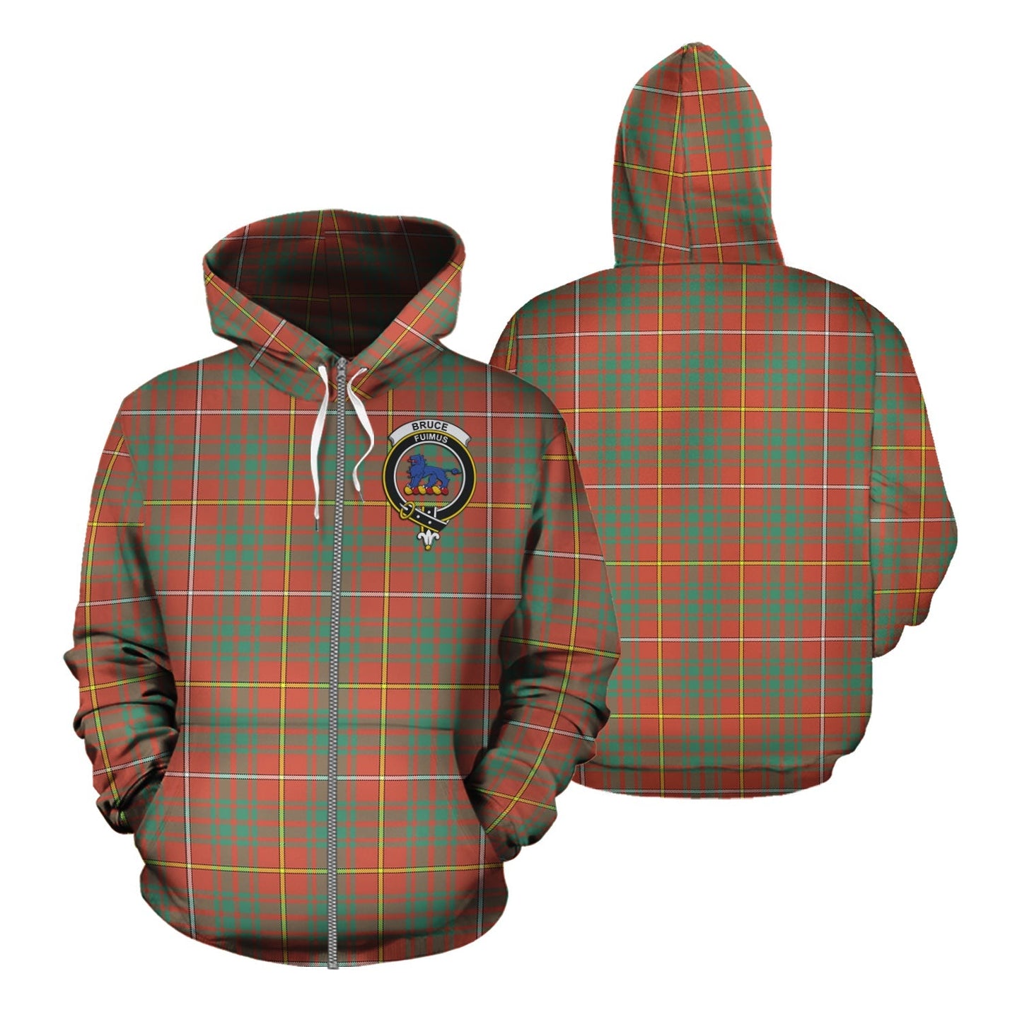 Printivon Bruce Ancient Tartan Hoodie
