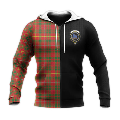 Printivon Bruce Modern Tartan Personalize Half Hoodie