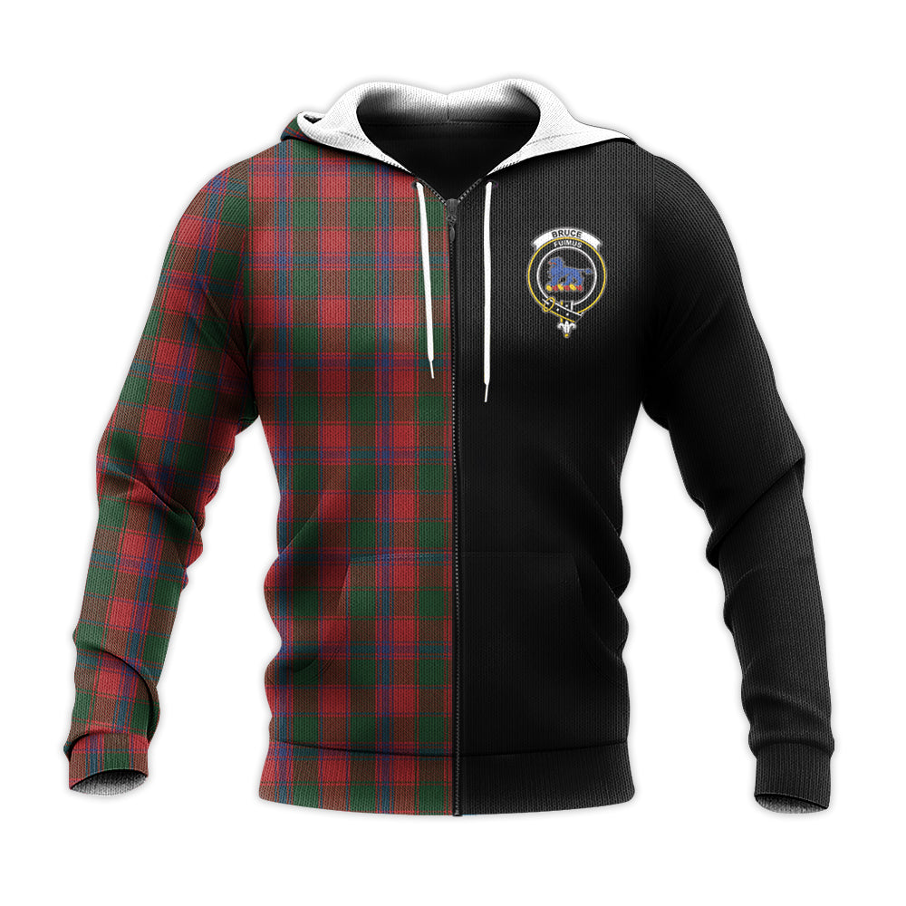 Printivon Bruce Old Tartan Personalize Half Hoodie