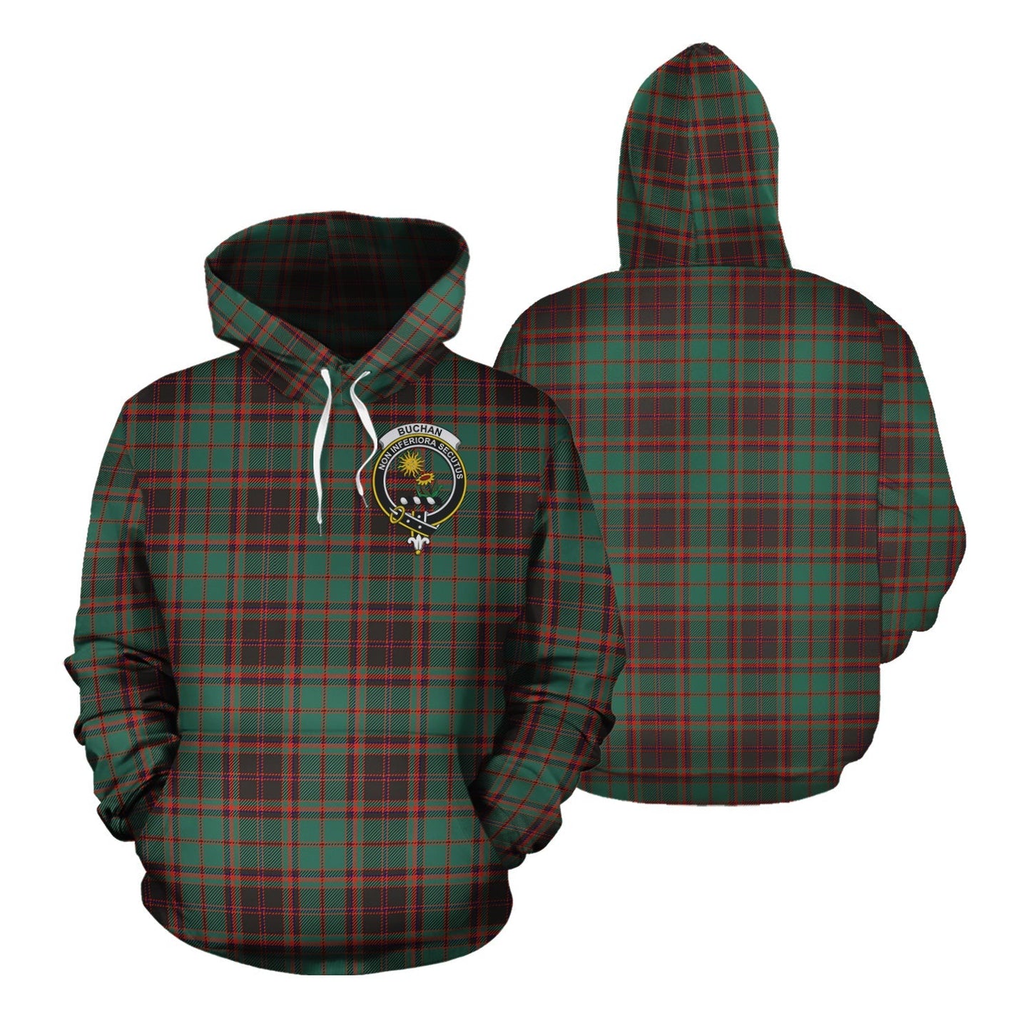 Printivon Buchan Ancient Tartan Hoodie