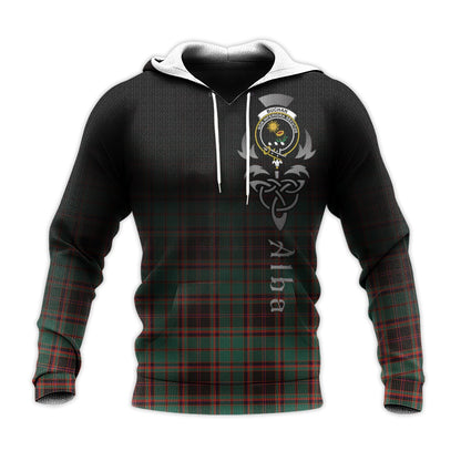 Printivon Buchan Ancient Tartan Crest Alba Celtic Hoodie