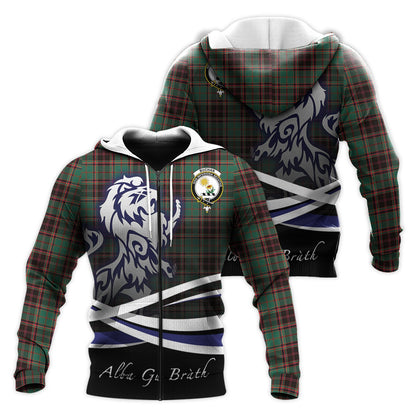 Printivon Buchan Ancient Tartan Scottish Lion Hoodie