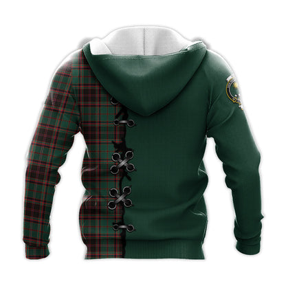 Printivon Buchan Ancient Tartan Hoodie Lion Rampant And Celtic Thistle Style