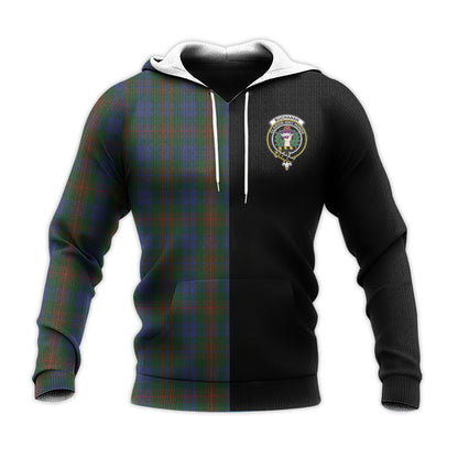 Printivon Buchanan Hunting Tartan Personalize Half Hoodie