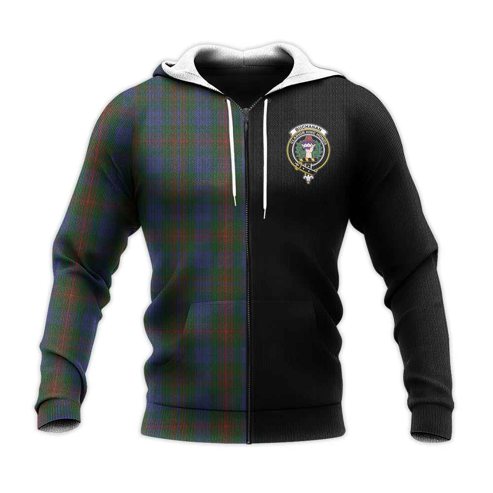 Printivon Buchanan Hunting Tartan Personalize Half Hoodie
