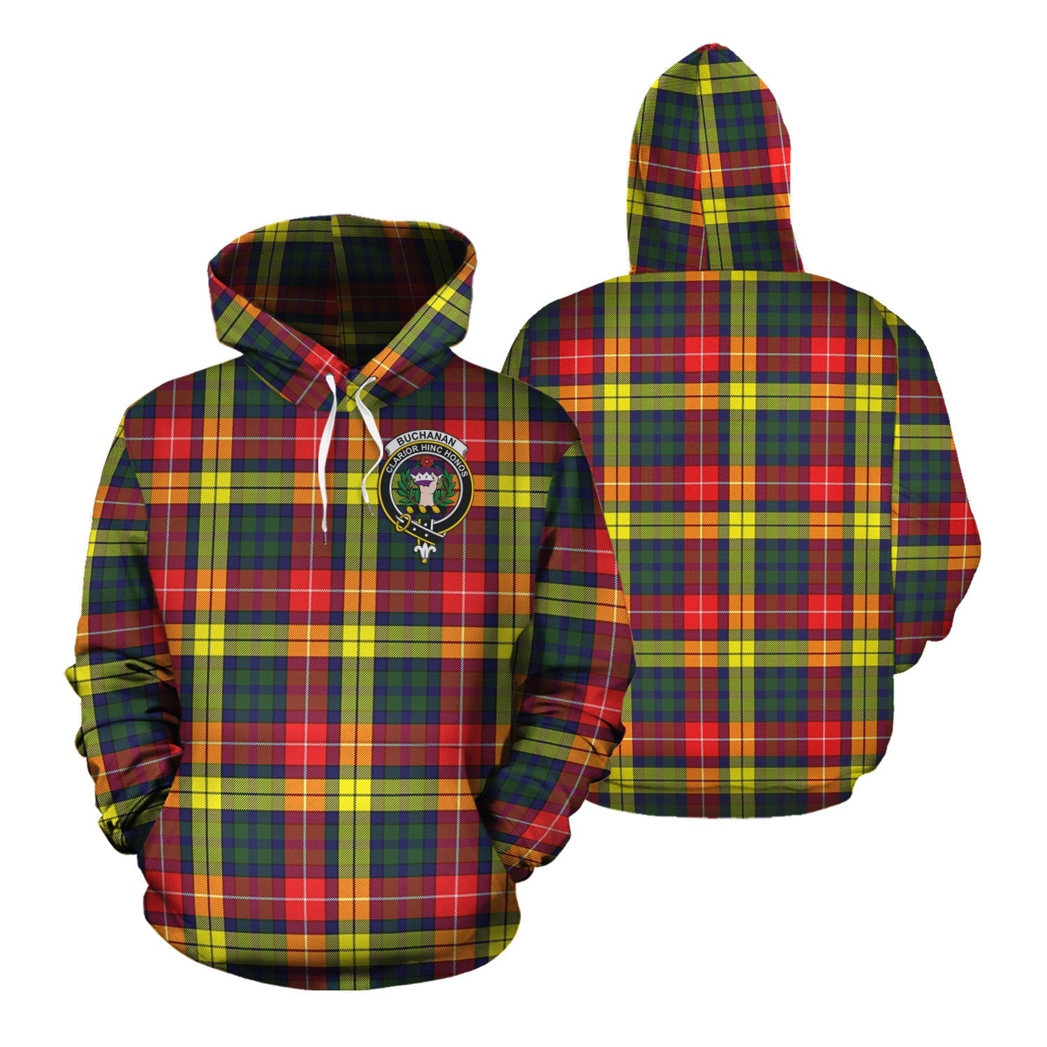 Printivon Buchanan Modern Tartan Hoodie