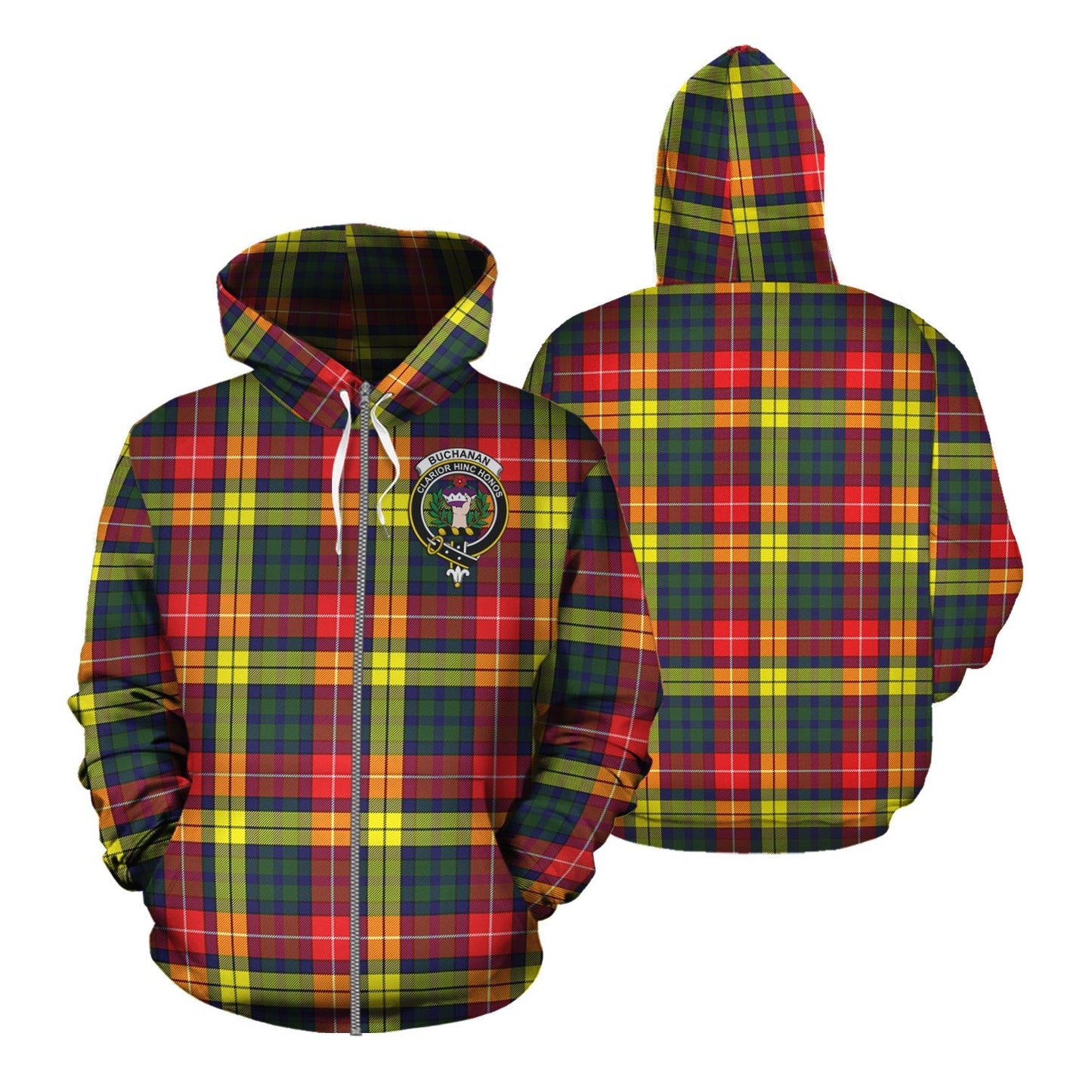 Printivon Buchanan Modern Tartan Hoodie