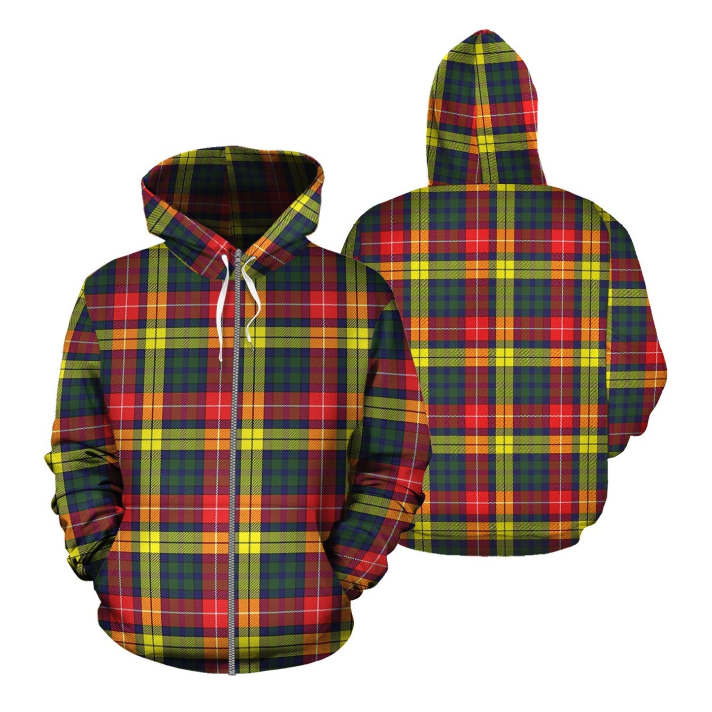 Printivon Buchanan Modern Tartan Hoodie