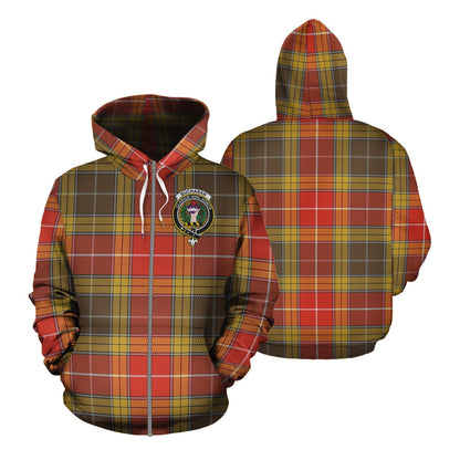 Printivon Buchanan Old Set Weathered Tartan Hoodie