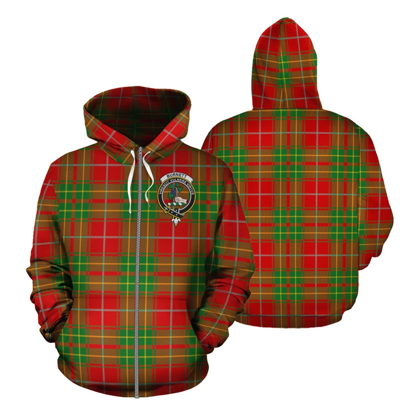 Printivon Burnett Ancient Tartan Hoodie
