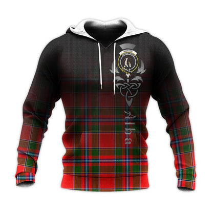 Printivon Butter Tartan Crest Alba Celtic Hoodie