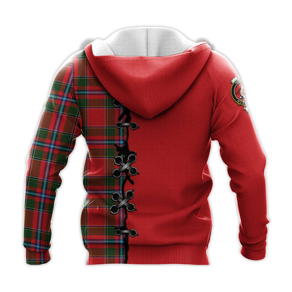 Printivon Butter Tartan Hoodie Lion Rampant And Celtic Thistle Style